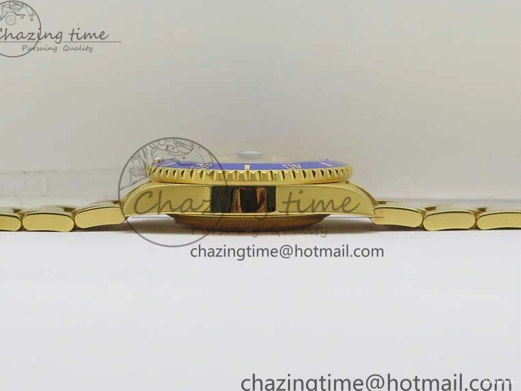 on Dial YG 116618 D1F YG Wrapped Bracelet Submariner Edition A2836 LB Best Wrapped Blue 0523